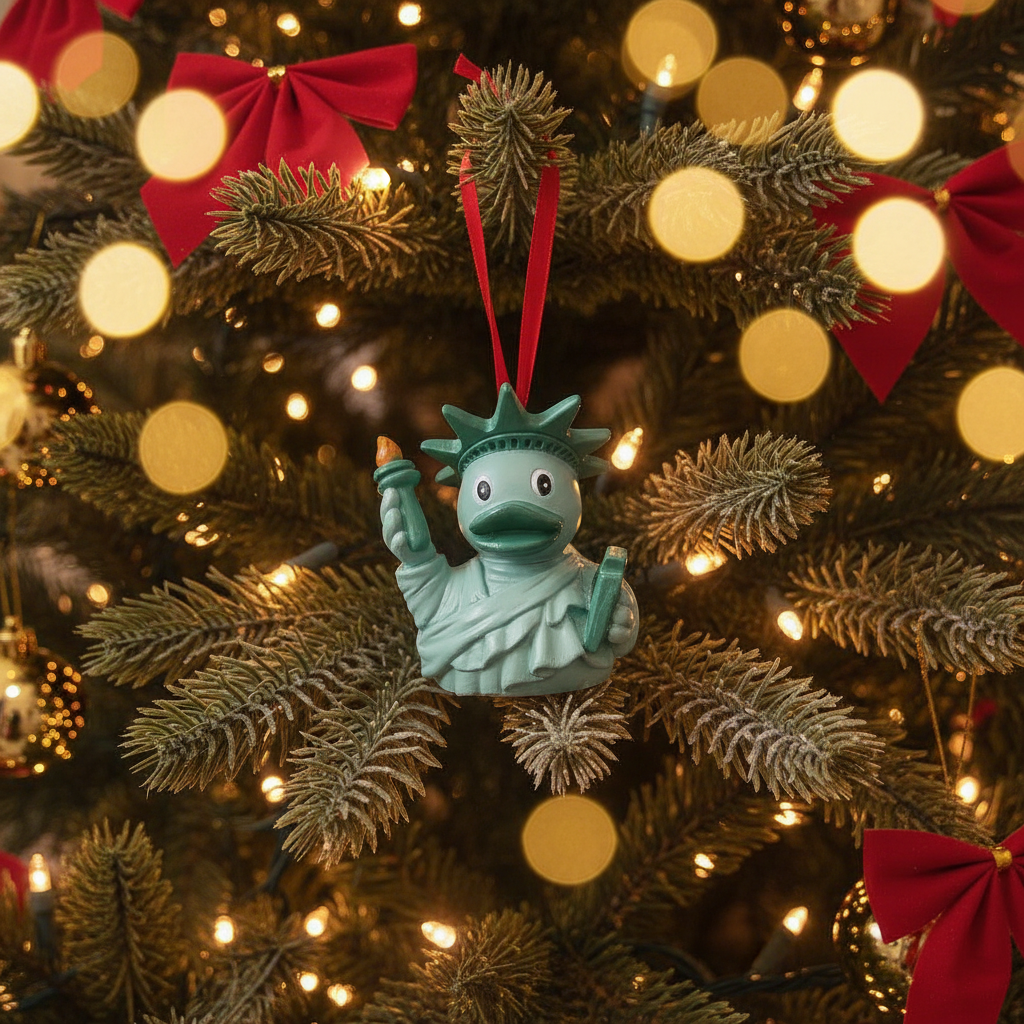 Statue of Liberty Duck Hanging Decoration