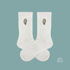 Chaussettes Brodées Huître – vue 3
