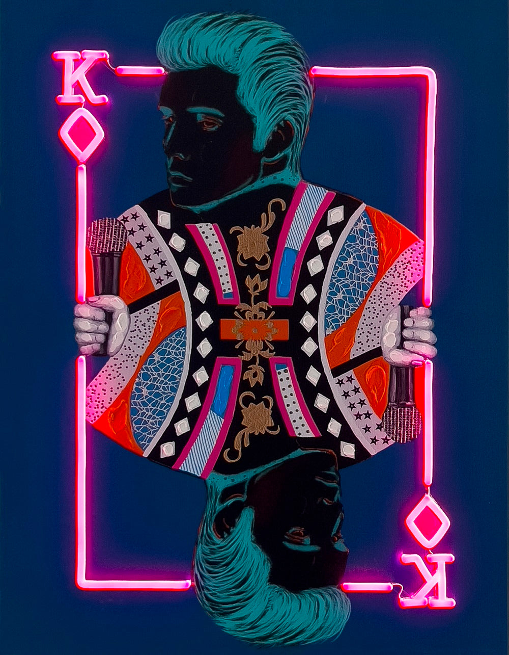 'Elvis' Wall Art - LED Neon