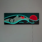 Face Landscape – Wandbild (LED Neon)