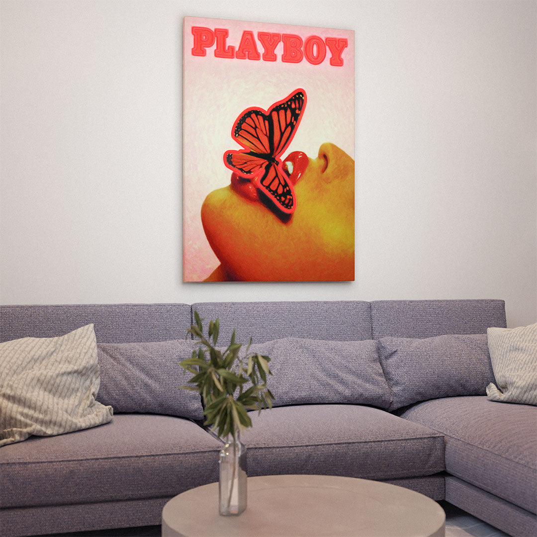 Playboy X Locomocean - Butterfly Cover (LED Neon)