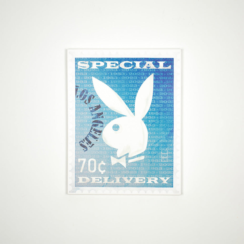 Playboy X Locomocean – Kunstdruck auf Leinwand, limitierte Auflage „Stamp“