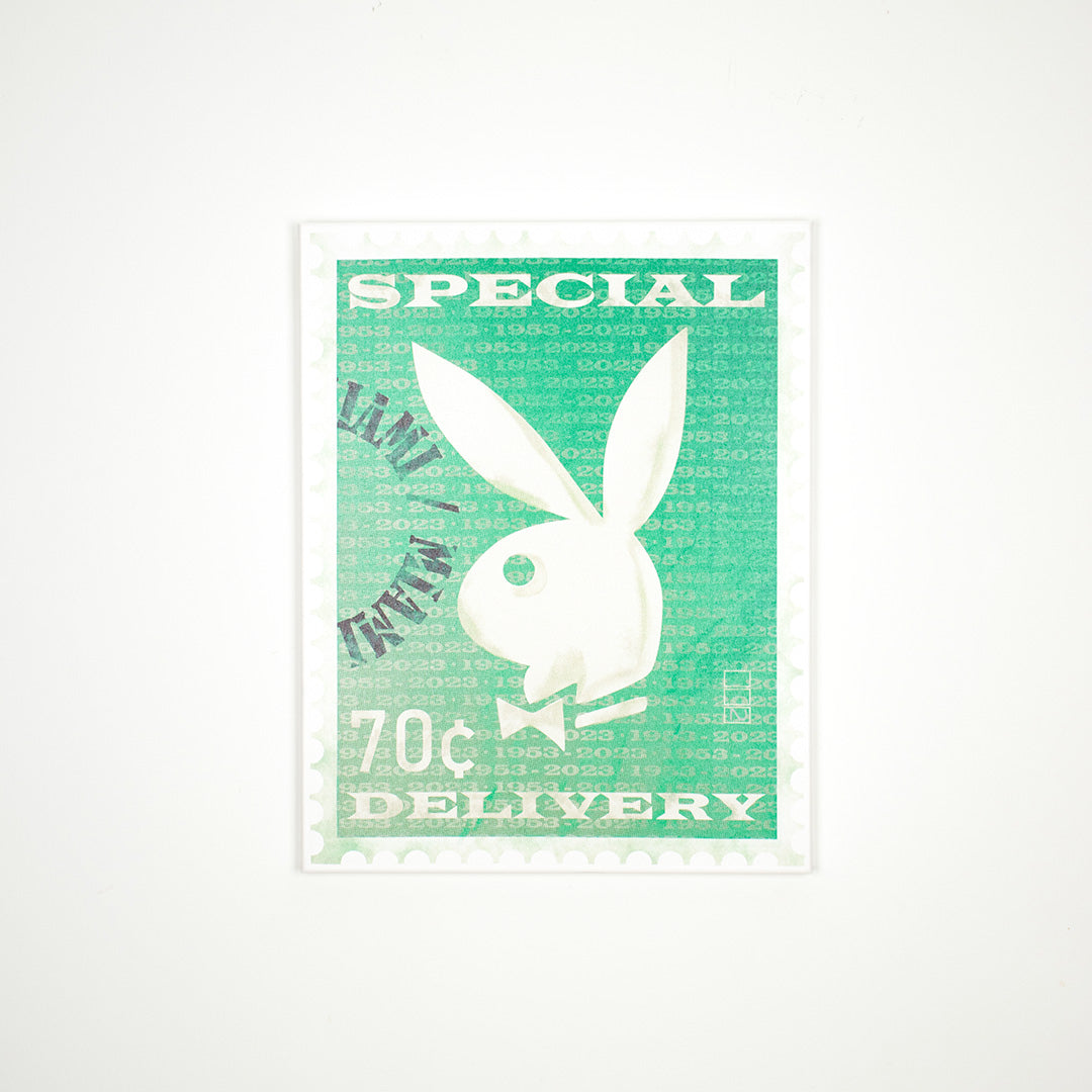 Playboy X Locomocean – Kunstdruck auf Leinwand, limitierte Auflage „Stamp“