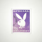 Playboy X Locomocean – Kunstdruck auf Leinwand, limitierte Auflage „Stamp“