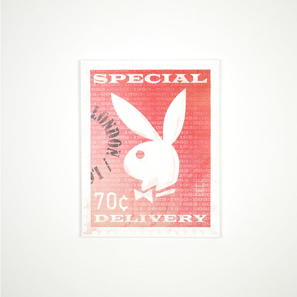 Playboy X Locomocean – Kunstdruck auf Leinwand, limitierte Auflage „Stamp“