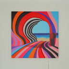 Surreal Shore - Wall Painting (LED Neon) - Large