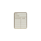 Pin’s Pulteney Press - Library card