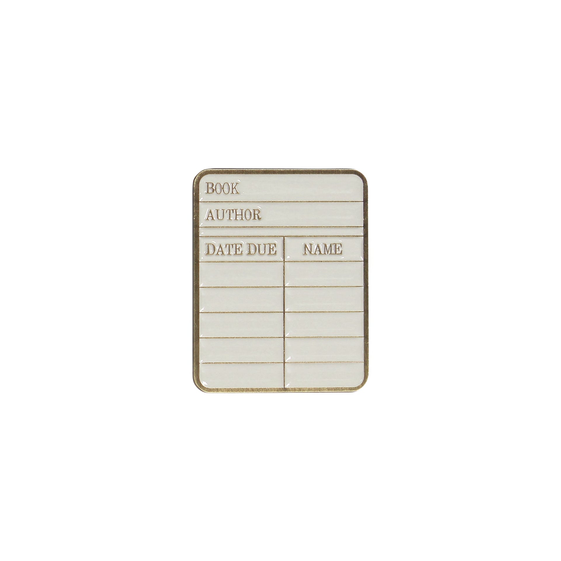 Pin’s Pulteney Press - Library card