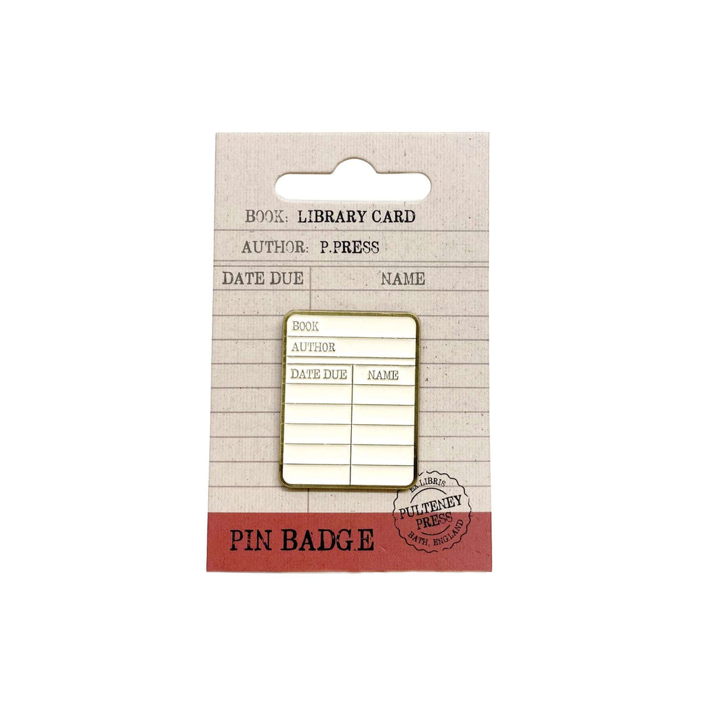 Pin’s Pulteney Press - Library card