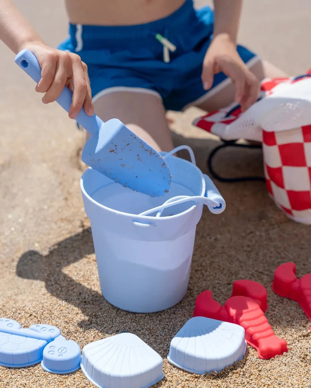 Set de juguetes de playa de silicona – CRABBY