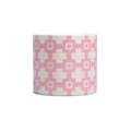 Pot de fleurs en céramique Carreaux - rose géo 11 cm