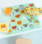 Set de table enfant - Amis des animaux – vue 4 – A Little Lovely Company