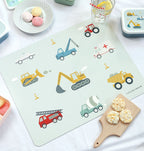 Set de table enfant - Véhicules – vue 2 – A Little Lovely Company