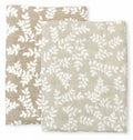 Lot de 2 langes en coton bio - Feuilles Taupe – A Little Lovely Company
