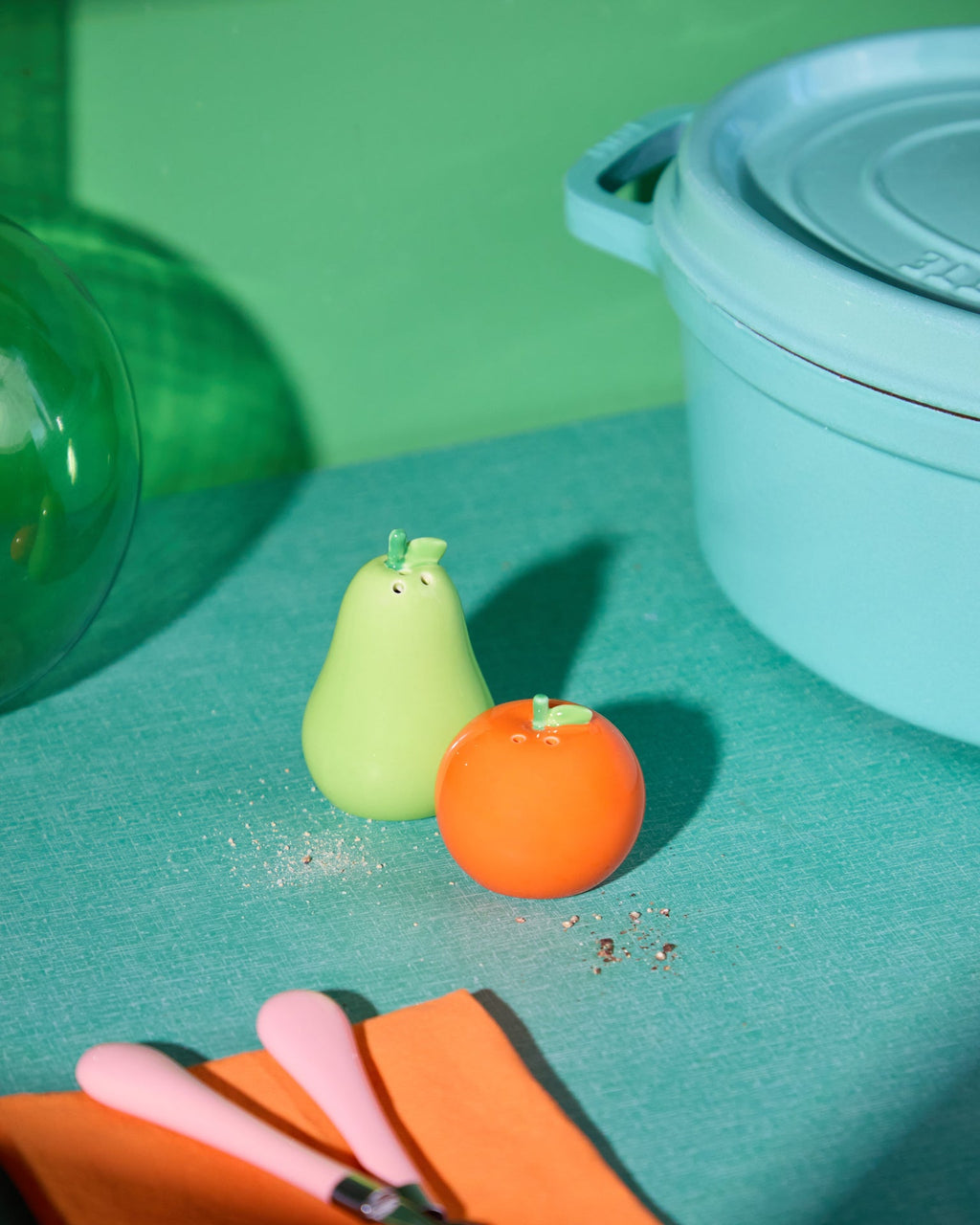 Salière et poivrière Orange Poire – vue 2