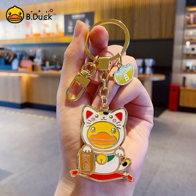 Oggetto regalo di design – porte clefs canard chat chanceux b duck 