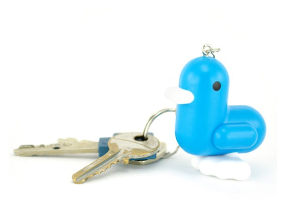Cyan Duck Keychain CMYK