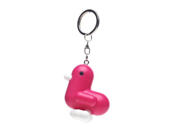 CMYK Magenta Duck Keychain