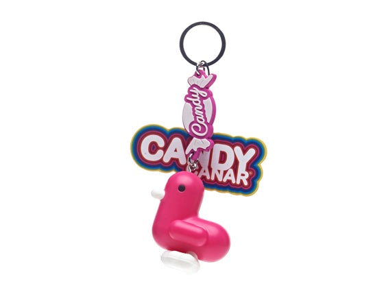 Porte-clés Canard Fuchsia Candy | Oggetti di design e regali originali