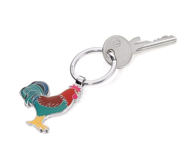Designcadeau – porte cles coq napoleon troika 