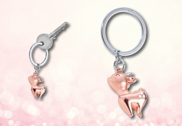 Designcadeau – porte cles faon rosie troika 