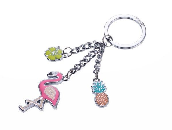 Designcadeau – porte cles flamant rose flamingo troika KR17 35/CH 4024023119996