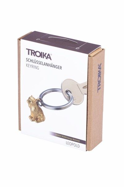 Designcadeau – porte cles leopard leopold troika 