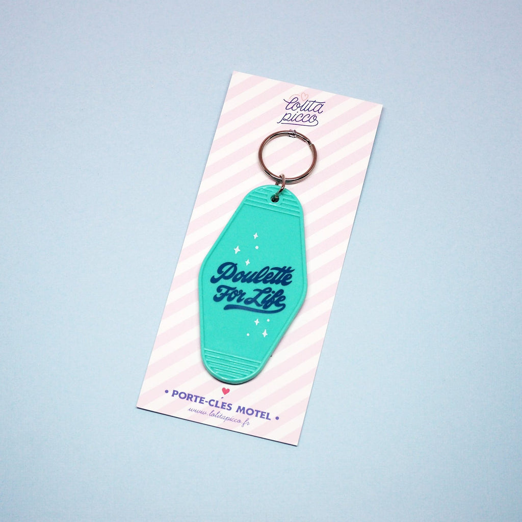 Designcadeau – porte cles motel poulette for life lolita picco 