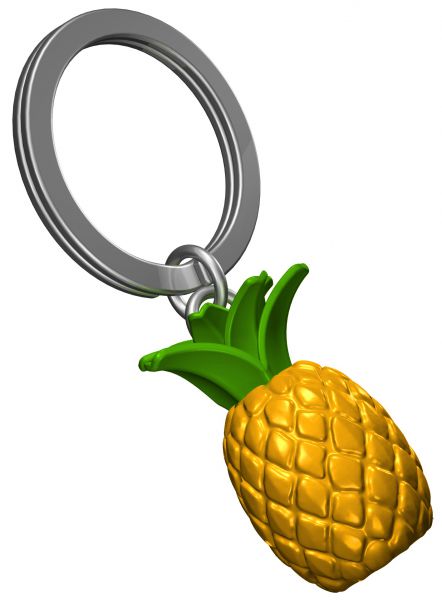 Oggetto regalo di design – porte cles ananas metalmorphose 