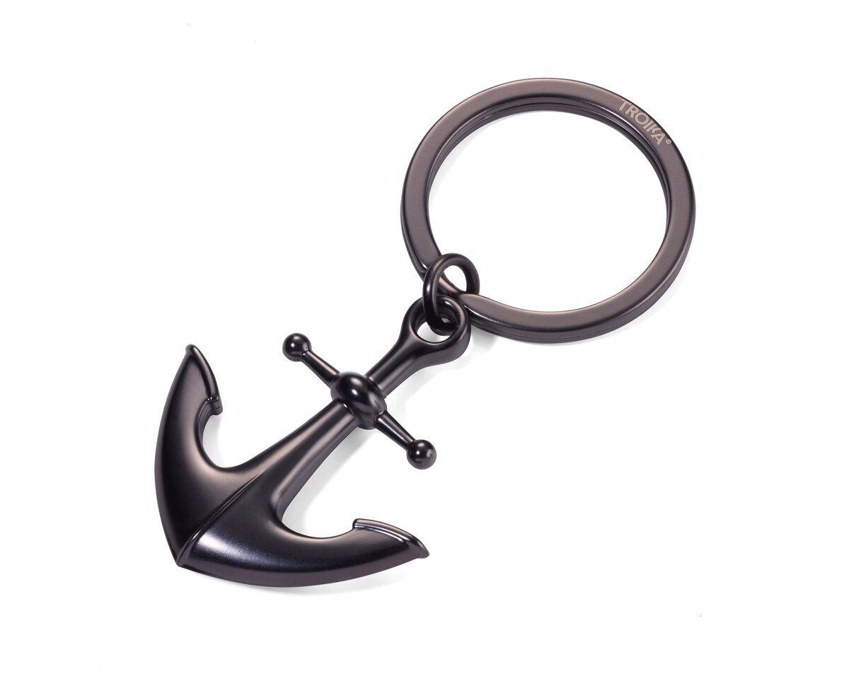 Porte-clés Ancre Noir