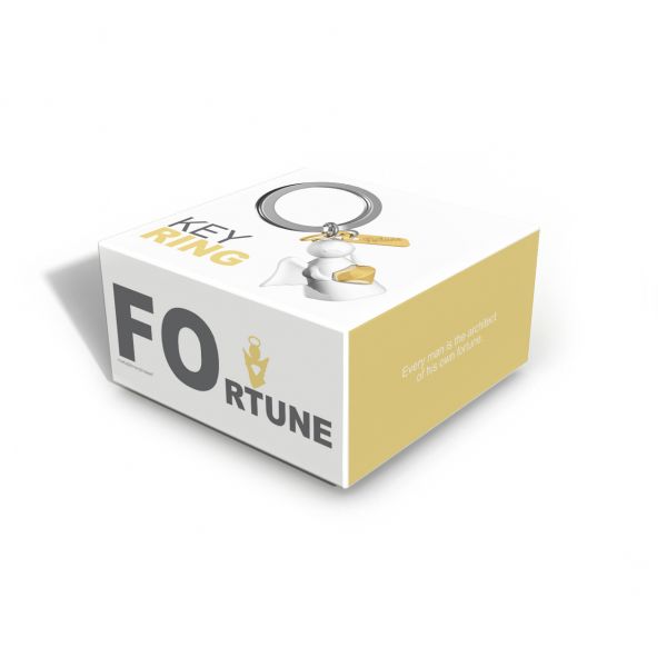 Designcadeau – porte cles ange de la bonne fortune metalmorphose 