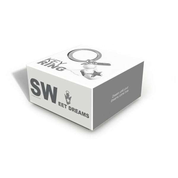 Designcadeau – porte cles ange du sommeil metalmorphose 