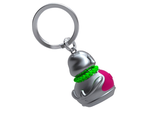 Oggetto regalo di design – porte cles bouddha fuchsia metalmorphose MTM968 5404006020768