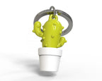 Regalo de diseño – porte cles cactus vert metalmorphose 