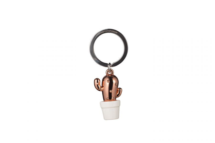 porte cles cactus rose metalmorphose 