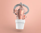 porte cles cactus rose metalmorphose MTM104 02 5404006038633