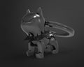 Designcadeau – porte cles chien bully noir metalmorphose MTM077 02 5404006036660