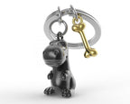 Oggetto regalo di design – porte cles dino noir metalmorphose 