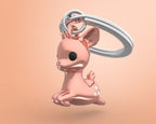 Designcadeau – porte cles faon rose metalmorphose MTM191 02 