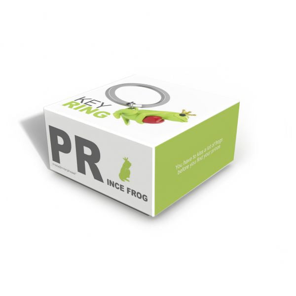 Oggetto regalo di design – porte cles grenouille verte coeur metalmorphose 