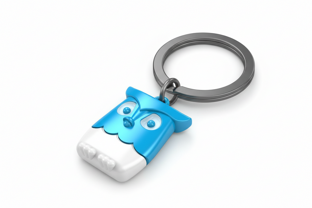 Porte clés Hibou Bleu | Designproducten en originele cadeaus