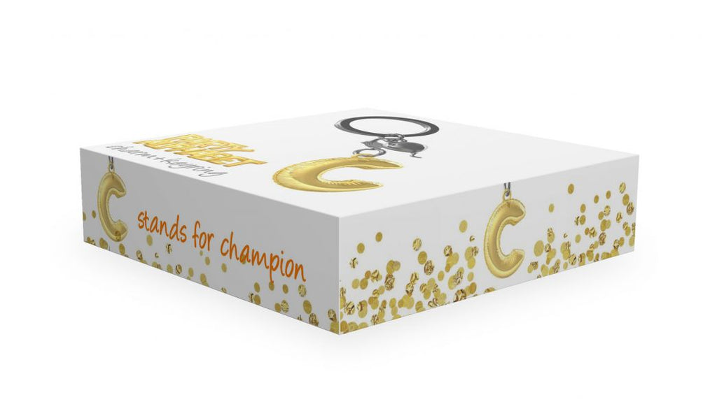 Designcadeau – porte cles alphabet ballon gonflable metalmorphose 