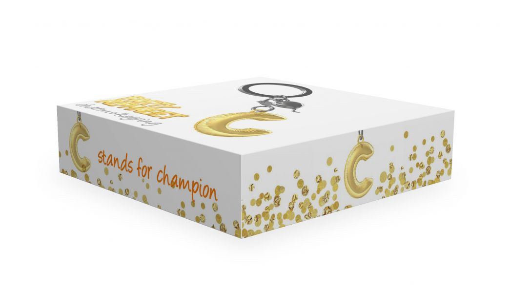 Designcadeau – porte cles alphabet ballon gonflable metalmorphose 