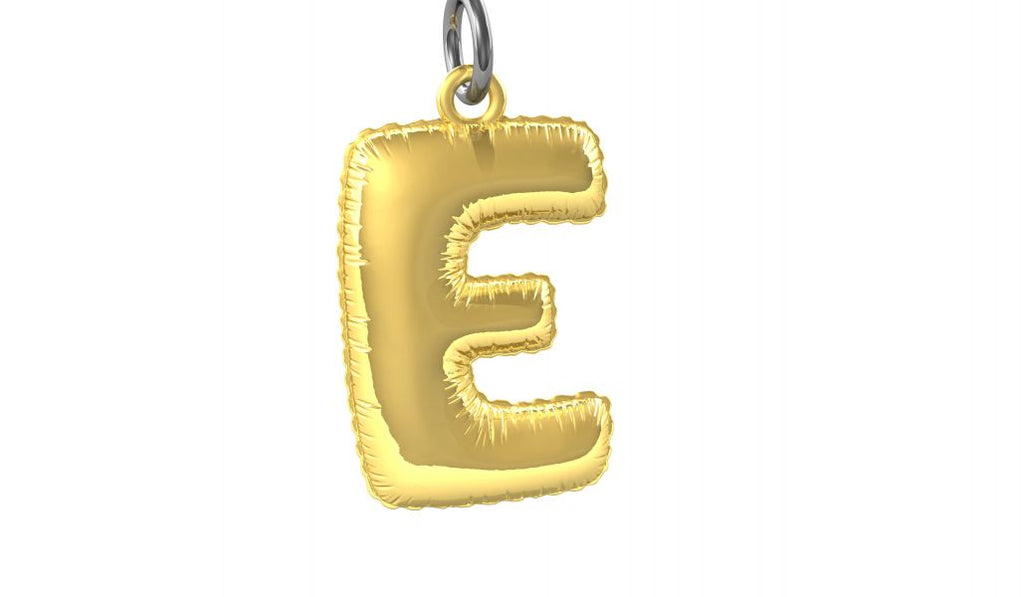 Designcadeau – porte cles alphabet ballon gonflable metalmorphose 