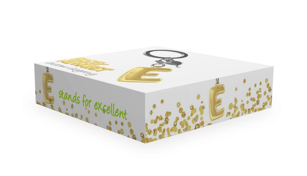 Designcadeau – porte cles alphabet ballon gonflable metalmorphose 