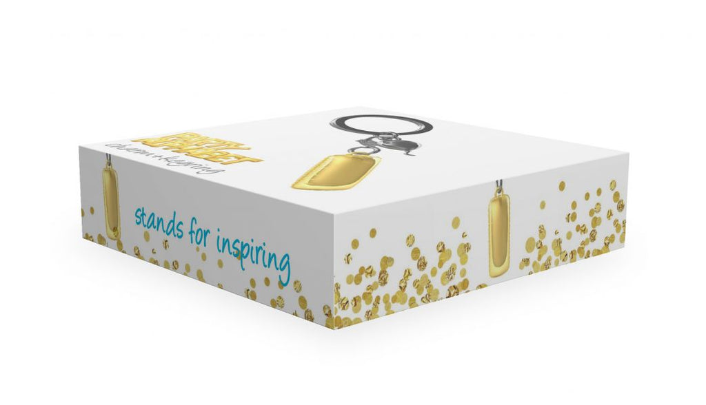 Designcadeau – porte cles alphabet ballon gonflable metalmorphose 