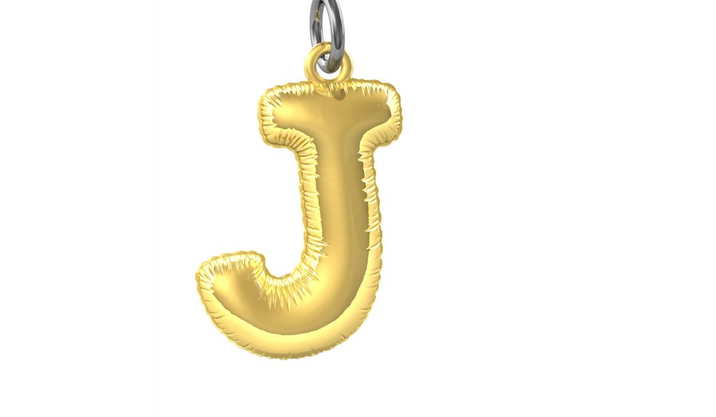 porte cles alphabet ballon gonflable metalmorphose 