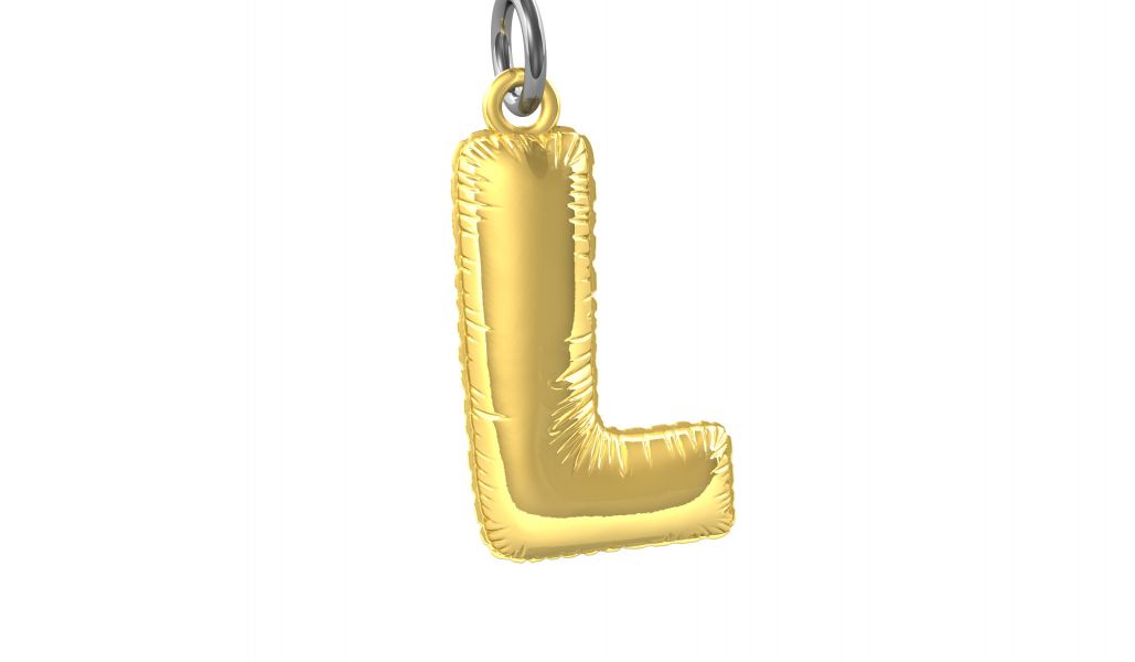 porte cles alphabet ballon gonflable metalmorphose 
