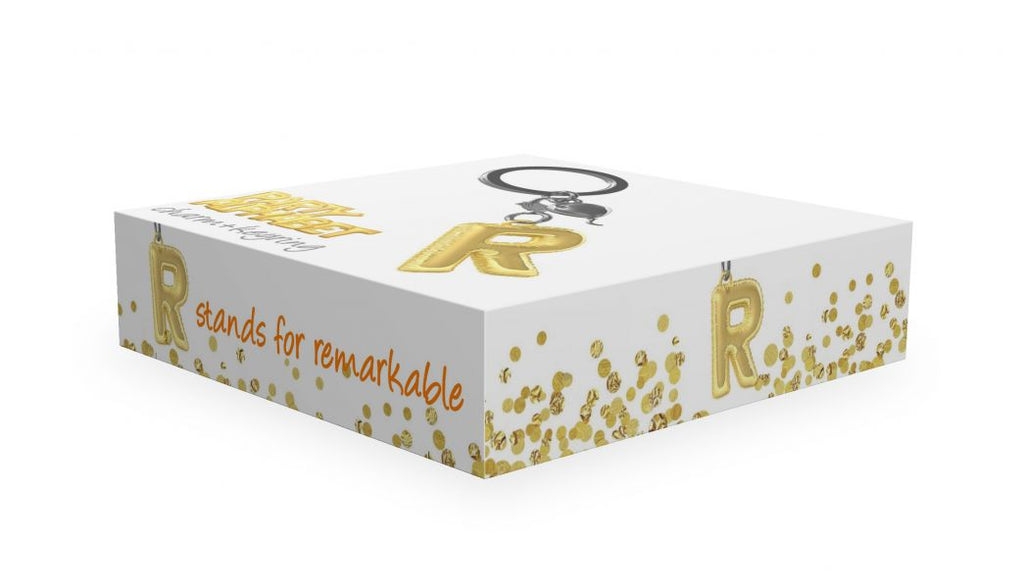 Designcadeau – porte cles alphabet ballon gonflable metalmorphose 