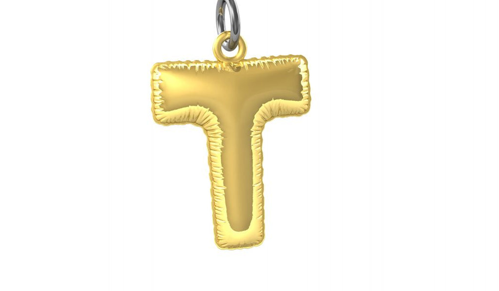 Designcadeau – porte cles alphabet ballon gonflable metalmorphose 